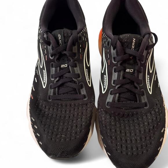 Black and orange Brooks glycerin 20 running sneakers 8.5 - Picture 2 of 6
